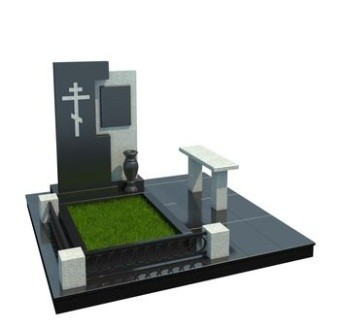 Комплекс AM4840 из гранита Изготовление памятников на могилу из гранита и мрамора: цены, фото в Брянске и Брянской области