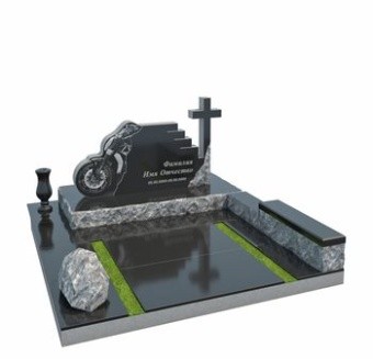 Комплекс AM4688 из гранита Изготовление памятников на могилу из гранита и мрамора: цены, фото в Брянске и Брянской области