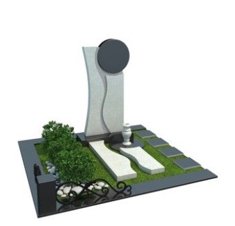 Комплекс AM4746 из гранита Изготовление памятников на могилу из гранита и мрамора: цены, фото в Брянске и Брянской области