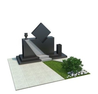 Комплекс AM4808 из гранита Изготовление памятников на могилу из гранита и мрамора: цены, фото в Брянске и Брянской области